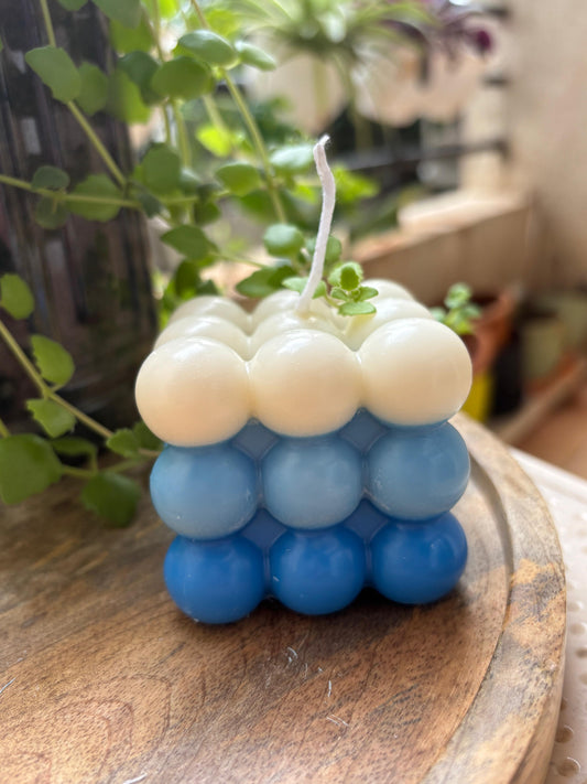 Bubble Cube Candle