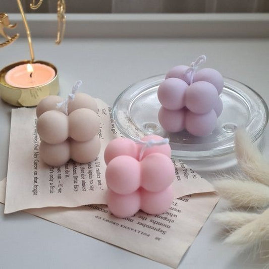 Bubble Cube Candle