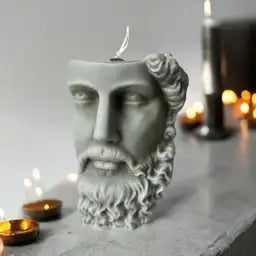 Zeus Sculpted Candle